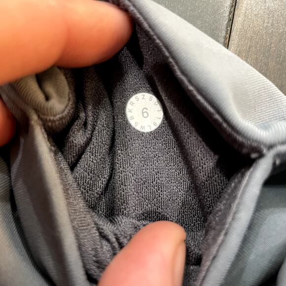 Lululemon Wunder Under High-Rise Tight *Rib 28" Steam Blue Women's Size 6 - Picture 3 of 4